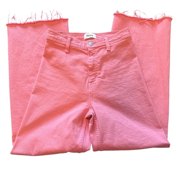 Pink Pistola Wide-Leg Jeans - Picture 4 of 5